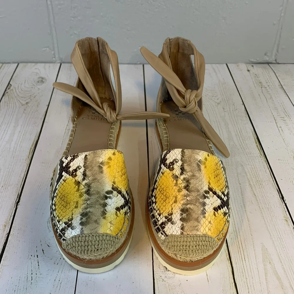 Vince Camuto Binadee Espadrille Platform‎ Slip-On-Women's Size 8